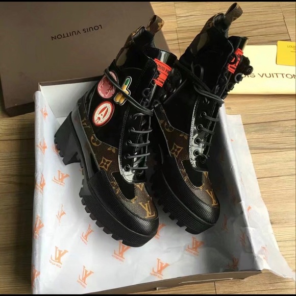poshmark louis vuitton boots